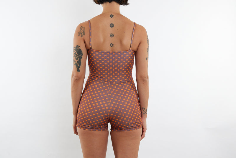 Alex Recycled Boyleg Full Piece Swimsuit - Star Print