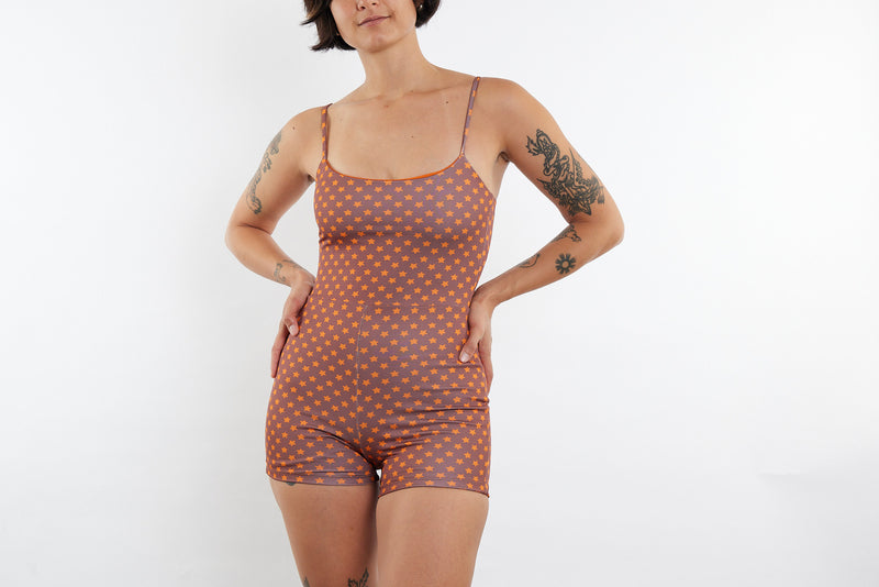 Alex Recycled Boyleg Full Piece Swimsuit - Star Print