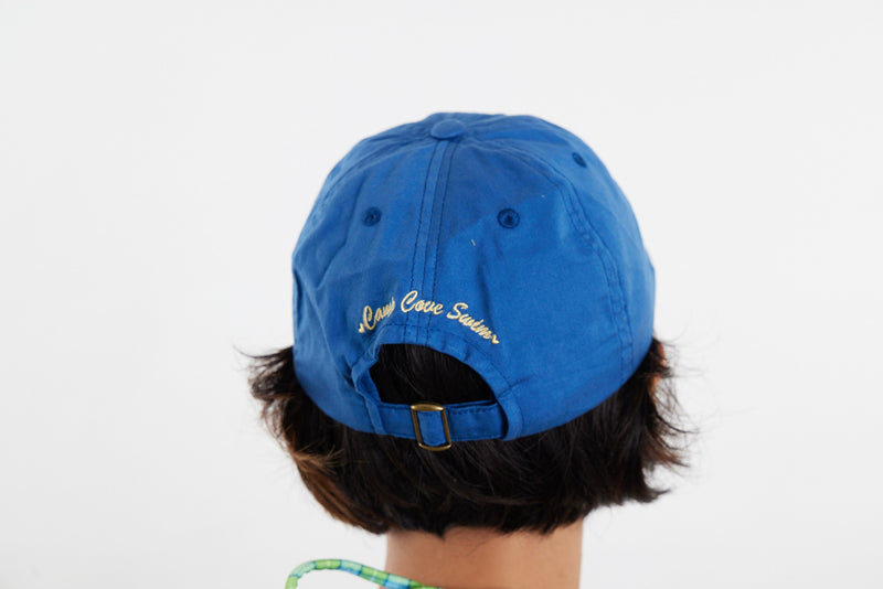 'You Never Regret a Swim' Cap - Blue