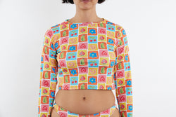 Recycled Long Sleeve Rashie UPF50+ - Fruit Cup