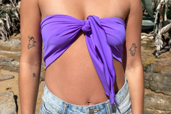 Bandana Top - Purple