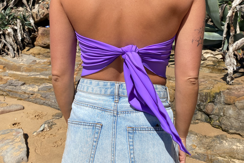 Bandana Top - Purple