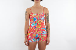 Alex Recycled Boyleg Full Piece Swimsuit - Hibiscus 25