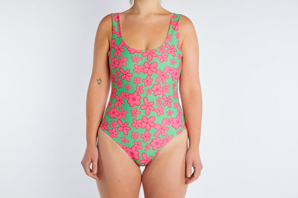 Roma Recycled One Piece Swimsuit - Bubbly Floral