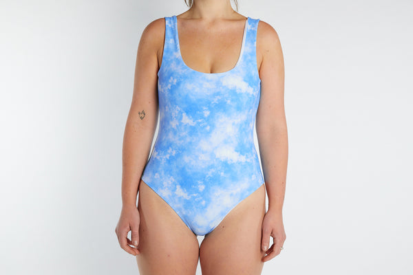 Roma Recycled One Piece Swimsuit - Cloud